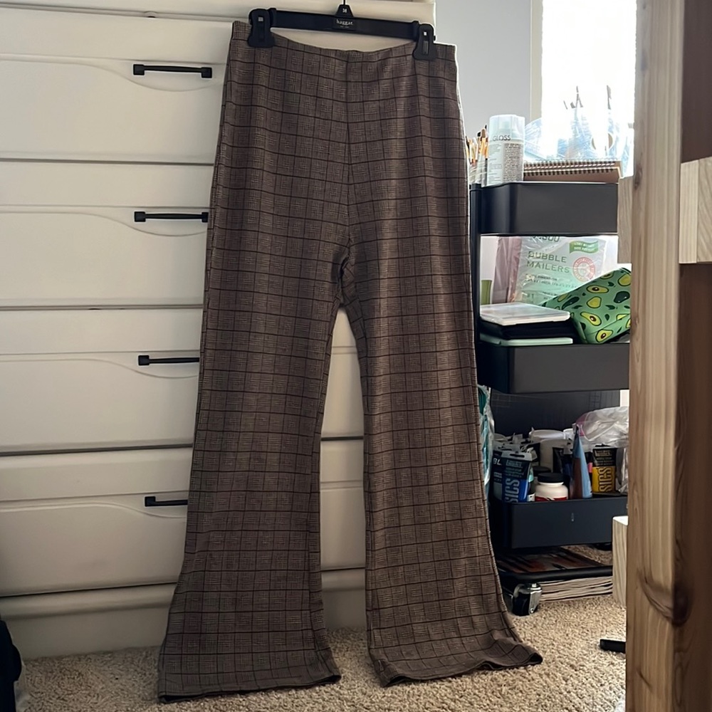 princess polly brown flare pants